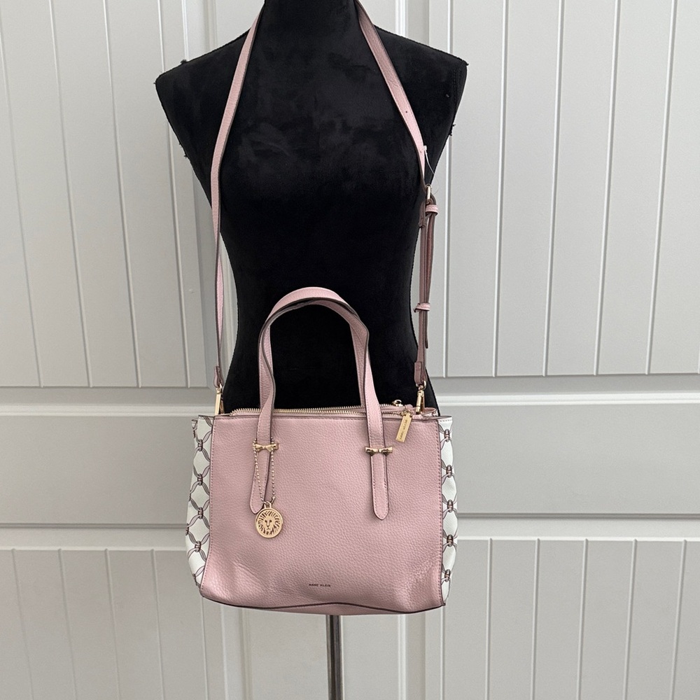 Anne Klein Pink‎ Shoulder Bag with Gold Accent.  NWOT